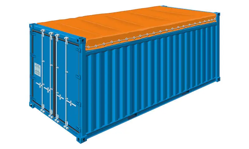 Los contenedores de envío o de carga